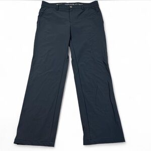 Ballin Mackay Slim Fit Flat Front Perfomance Pants 32x28 Gray